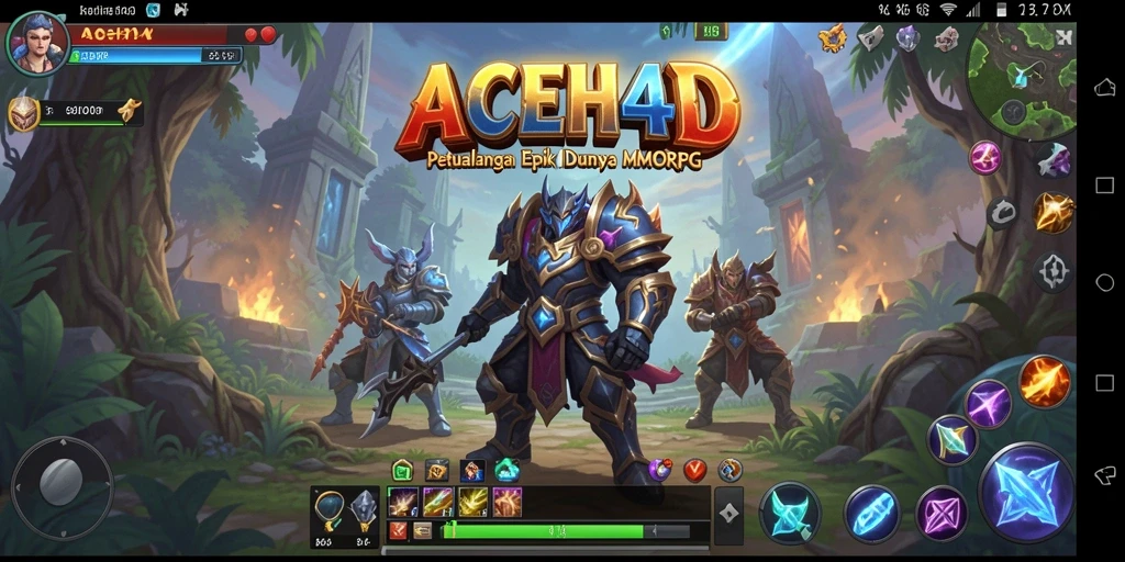 Gameplay seru ACEH4D dengan pertarungan epik dan eksplorasi.