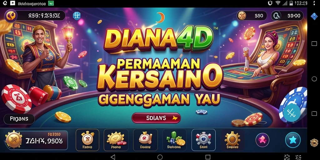 Tampilan menarik dari gameplay DIANA4D yang seru dan memukau.
