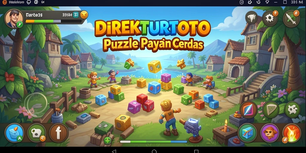 Tangkapan layar gameplay <strong>DIREKTURTOTO</strong> yang menantang dan penuh warna.