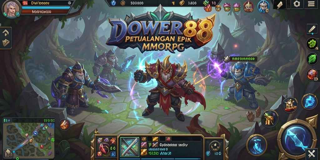 Tampilan gameplay DOWER88 yang menawan dan penuh aksi.
