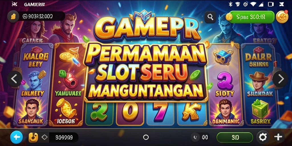 Screenshot GAMERP menampilkan gameplay Slot yang mengasyikkan.