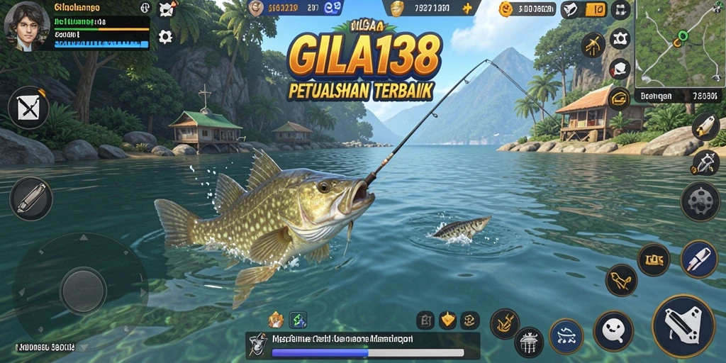 Screenshot GILA138 menampilkan aksi memancing yang mendebarkan.
