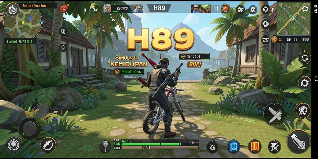 Tampilan gameplay H89 yang menarik dalam simulasi kehidupan.