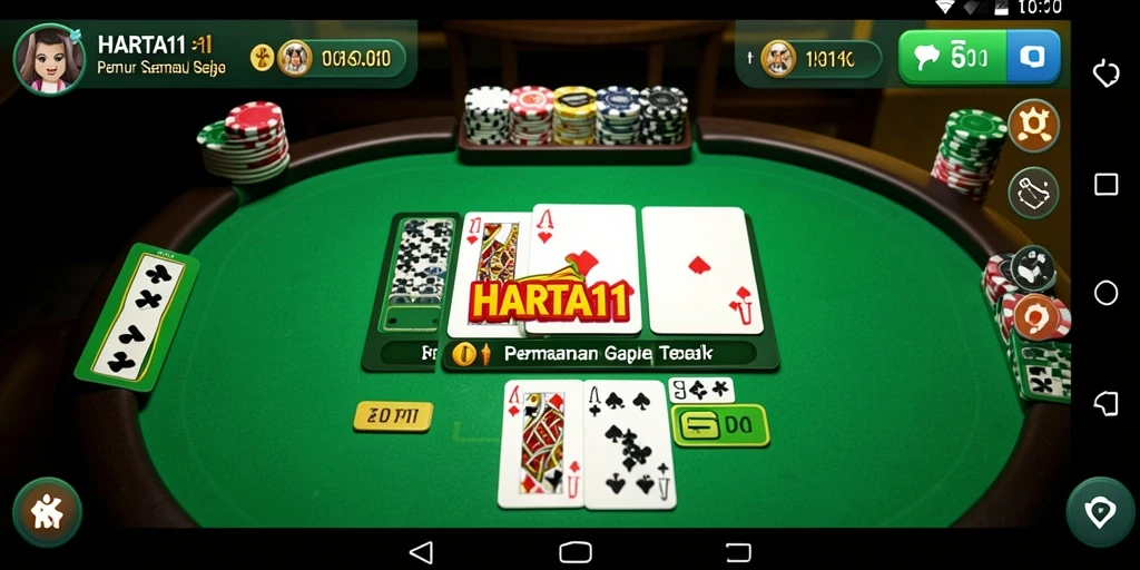 Tampilan gameplay HARTA11 dengan grafis menarik dan gameplay seru.
