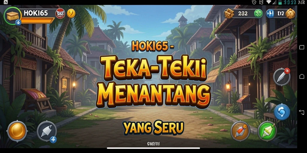 Tampilan gameplay HOKI65 yang penuh warna dan menantang.