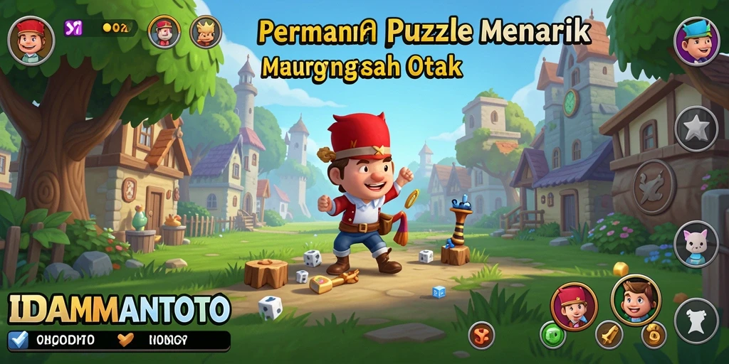 Tampilan gameplay menarik dari IDAMANTOTO saat menyelesaikan puzzle.