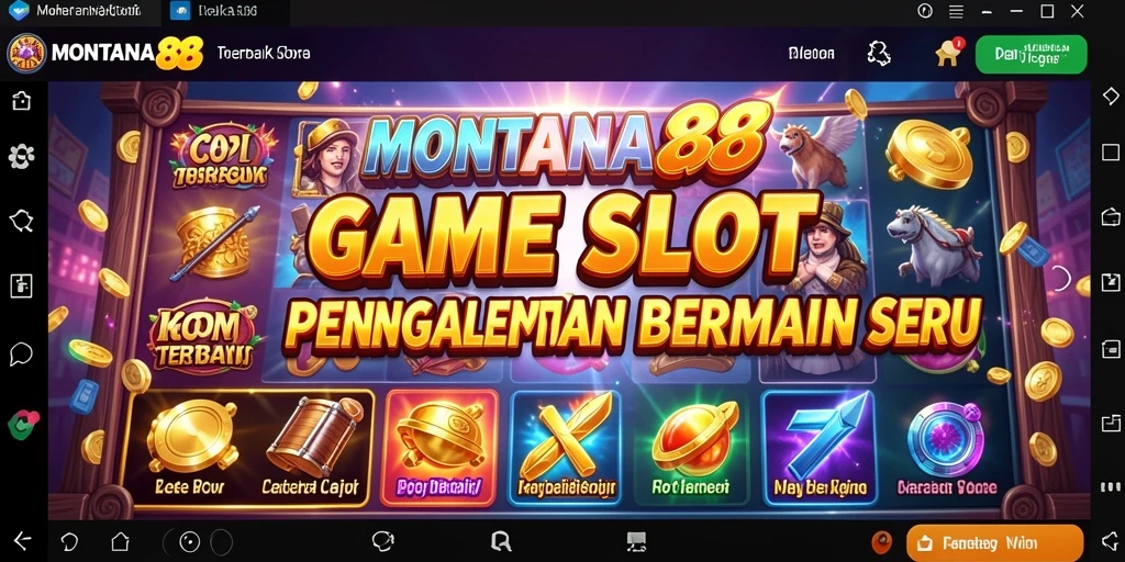 Gameplay MONTANA88 yang seru dengan mesin slot yang menarik.
