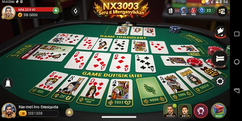 Gameplay seru dan mendebarkan dari NX303 dalam permainan Domino.