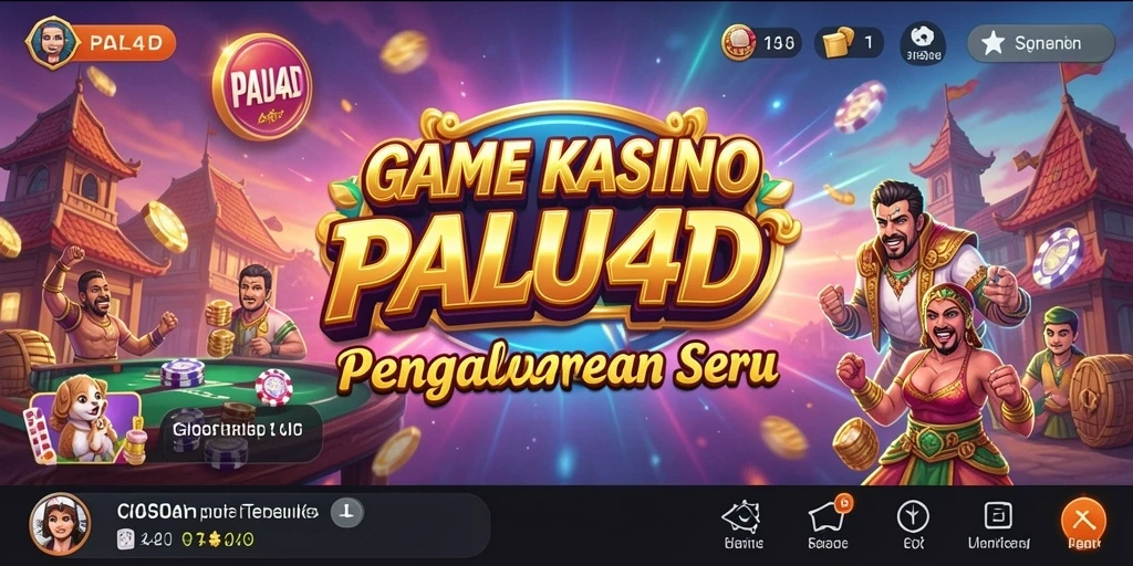 Screenshot gameplay PALU4D menampilkan keseruan permainan Kasino.